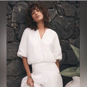 Elegant White Women's Crop Top